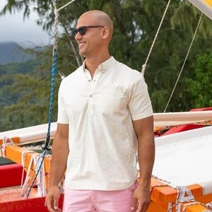 CHUBBIES THE LUAU UNIFORM SHORT
SLEEVE POPOVER SHIRT XL